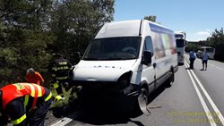 Dopravní nehoda mezi Horní Břízou a Kaznějovem