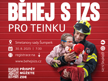 Benefiční závod Běhej s IZS letos pomůže Teince  