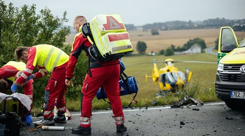 Během jediného dne sedm zásahů. Letečtí záchranáři pomáhali ve třech krajích